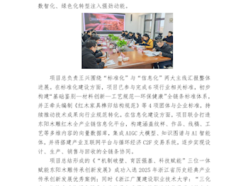 产教融合—东阳木雕重大科技项目2025年度总结会在我校顺利召开